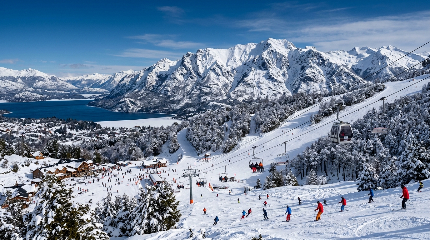 Bariloche & Patagônia Argentina: O Guia Definitivo de Inverno com Neve, Esqui, Chocolates e Lagos Andinos